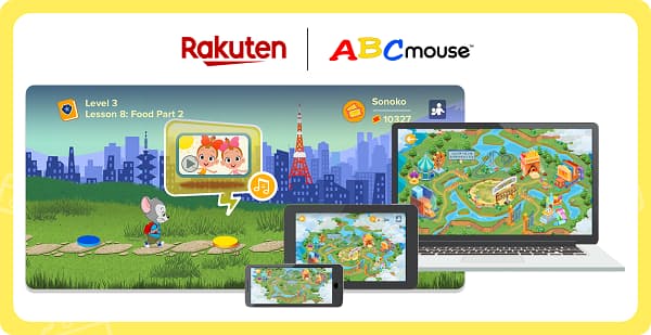 楽天、児童向けオンライン英語教育サービス「Rakuten ABCmouse」をリニューアル