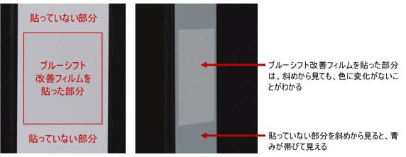 大日本印刷、斜めから見た時の有機ELディスプレイの青みを改善する光学フィルム「ブルーシフト改善フィルム」を開発