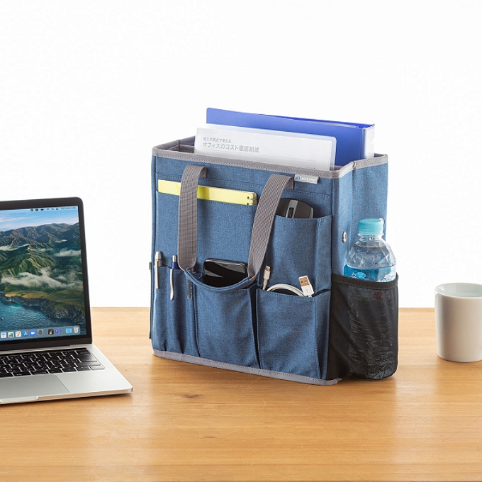 サンワサプライ、パソコンや書類を簡単に持ち運べて保管できるBOXバッグ「BAG-TW5BL」「BAG-TW5GY」