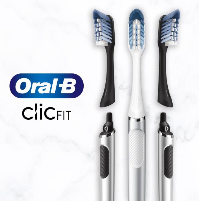 P&G、手磨き歯ブラシ「オーラル B ClicFIT(クリックフィット)」