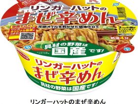 エースコック、「リンガーハットのまぜ辛めん」