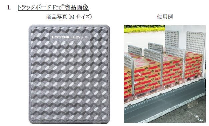 日本パレットレンタル、輸送用緩衝材「トラックボードPro」に新サイズ