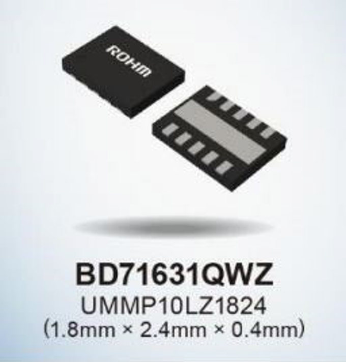 ローム、新型二次電池などの低電圧充電に対応する充電制御IC「BD71631QWZ」
