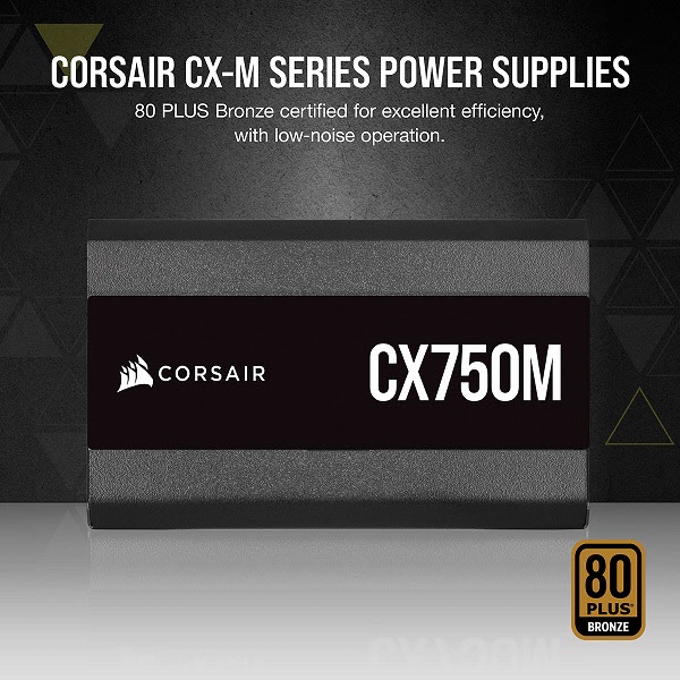 リンクス、80PLUS BRONZE認証取得の高耐久電源ユニット「CORSAIR CX-M 2021シリーズ」
