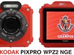 マスプロ電工、名古屋グランパスモデルの防水対応スポーツカメラ「KODAK PIXPRO WPZ2 NGE」