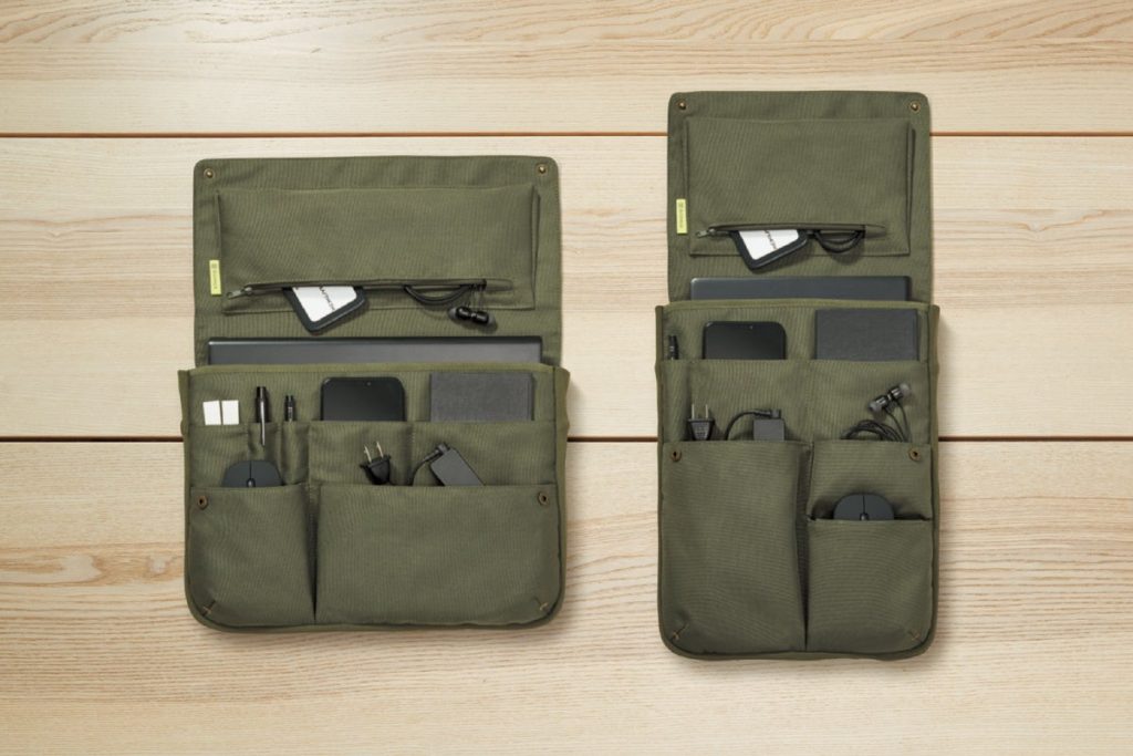 コクヨ、伸縮マチと工夫されたポケットレイアウトでスッキリ収容できるバッグインバッグを発売