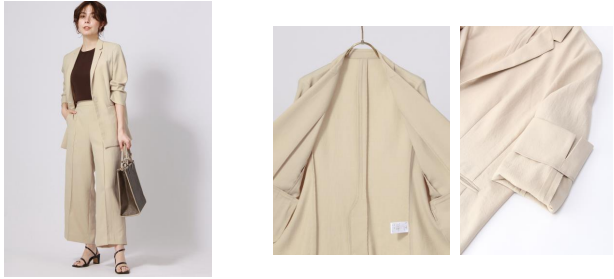 青山商事、肌へのペタつきを軽減する女性向けビジネスジャケットを発売