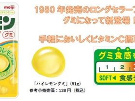 明治、「ハイレモングミ」を発売