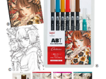 トンボ鉛筆、「ABT6色イラストセット」を数量限定発売