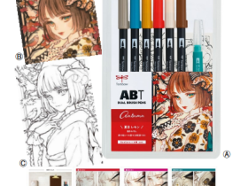 トンボ鉛筆、「ABT6色イラストセット」を数量限定発売