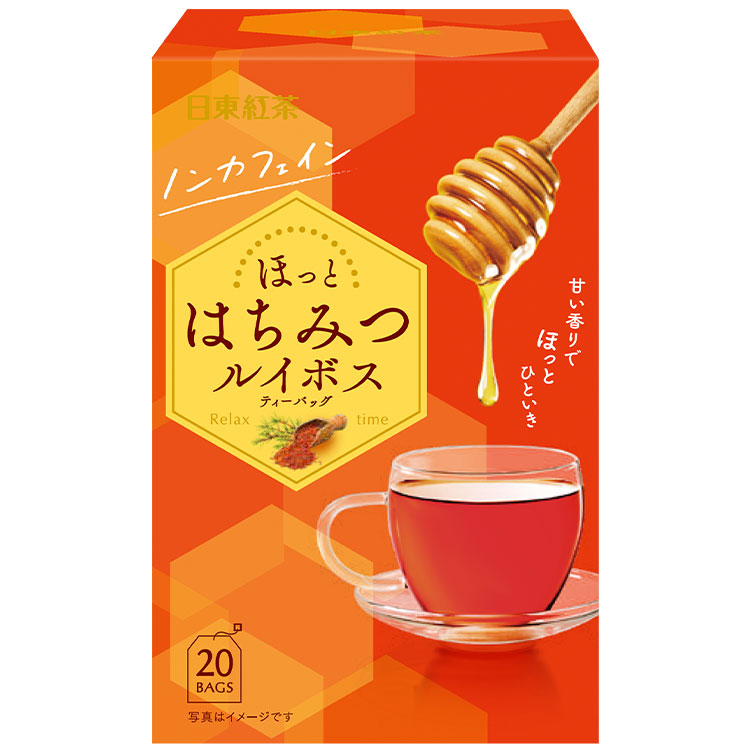 三井農林、「日東紅茶　はちみつルイボスティーバッグ20袋入り」を発売