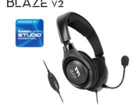クリエイティブメディア、アナログ接続ゲーミング ヘッドセット「Sound Blaster Blaze V2」を発売