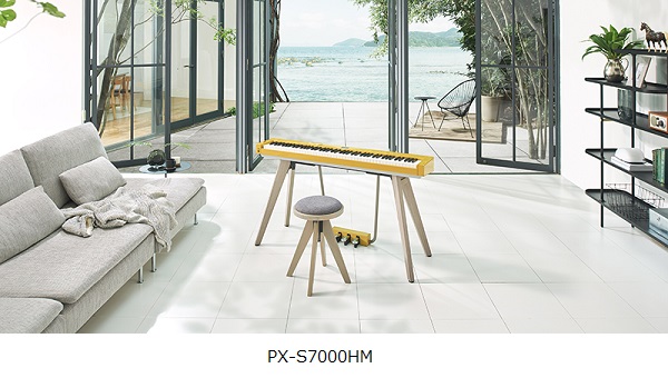 カシオ、自由なスタイルで演奏を楽しめる電子ピアノ「PX-S7000」を発売
