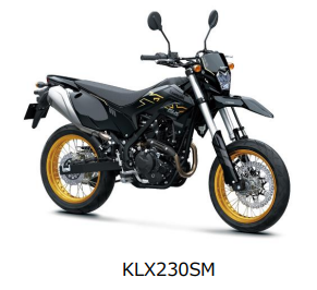 カワサキモータースジャパン、スーパーモトスタイル「KLX230SM」2023年新モデルを発売