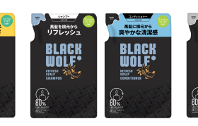 大正製薬、ヘアケアブランド「ブラックウルフ」からシャンプー・コンディショナーの詰め替え用を発売