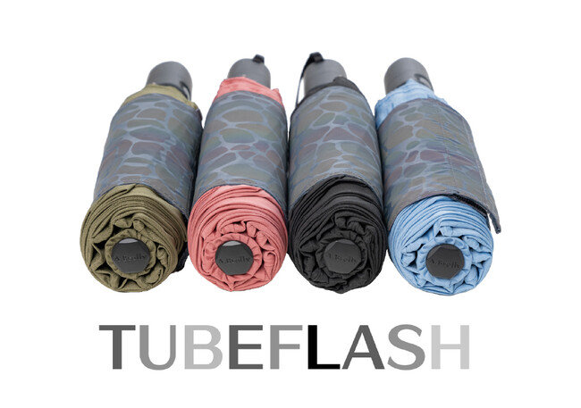 Gloture、常識を覆す折りたたみ傘「Tube Flash」をガジェットストア「MODERN g」で販売開始