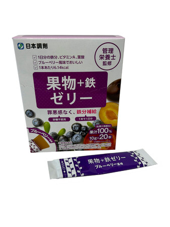 日本調剤、「日本調剤の果物＋鉄ゼリー」を発売