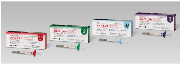 エーザイと日本メダック、抗リウマチ剤「メトジェクト 皮下注シリンジ」（一般名:メトトレキサート）を発売
