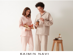 グンゼ、パジャマブランド「カイミンナビ」より天然素材から抽出した色素を使って染めたキルト素材のパジャマを発売