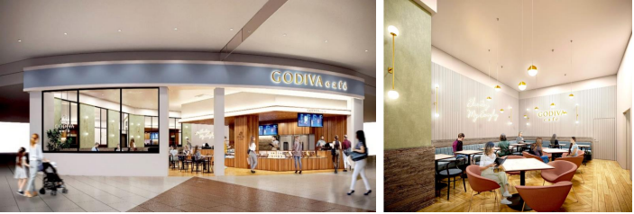 ゴディバ、「GODIVA cafe AEON LakeTown mori」をオープン