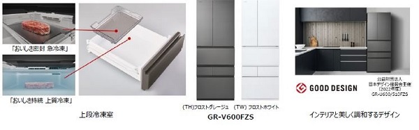 東芝ライフスタイル、冷凍冷蔵庫「VEGETAベジータ」フラッグシップモデルの6ドアタイプ「FZSシリーズ」3機種を発売