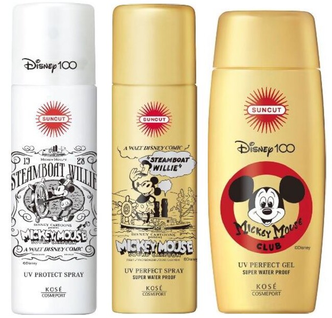 コーセーコスメポート、日やけ止めブランド『サンカット®』から「Disney100」をテーマにした限定コレクションを発売