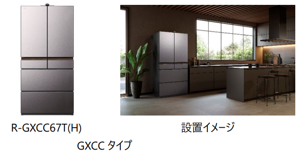 日立グローバルライフソリューションズ、コネクテッド家電の冷蔵庫｢まんなか冷凍 GXCCタイプ」R-GXCC67Tを発売