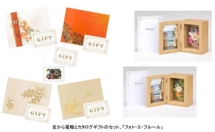 佐川ヒューモニー、祝電とセットにできるオプション商品「カード型カタログギフト」を販売開始
