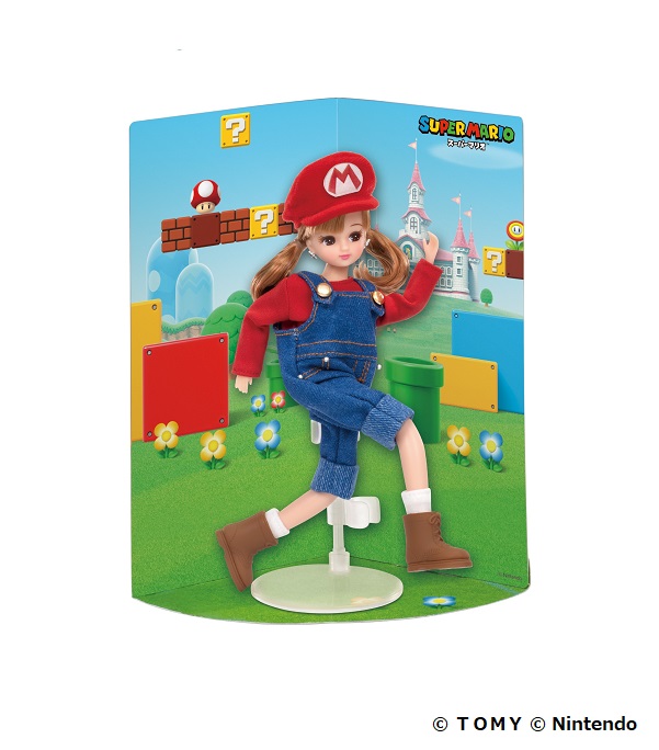 タカラトミー、着せ替え人形「リカちゃん」シリーズの「マリオ」とコラボした「スーパーマリオだいすきリカちゃん」を発売
