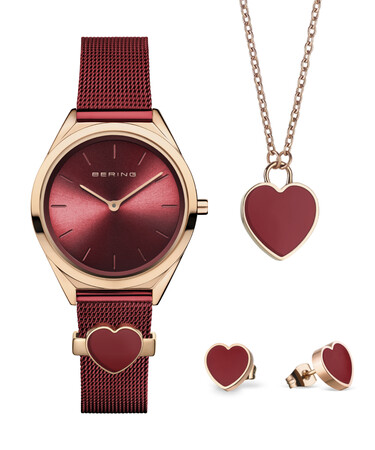 アイ・ネクストジーイー、デンマークウォッチブランドBERING（ベーリング）の新製品ハートモチーフの腕時計とジュエリーのセットボックスを発売