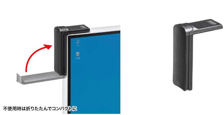 サンワサプライ、粘着テープ式マルチフック「PDA-STN70BK」を発売