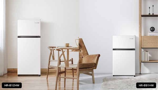 ハイセンスジャパン、一人暮らし向けにちょうど良い容量の冷凍冷蔵庫2機種を発売