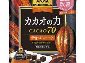 森永製菓、カカオポリフェノールで血流改善機能性表示食品「カカオの力チョコレート」を発売
