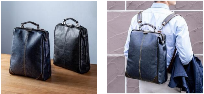 サンワサプライ、「サンワダイレクト」で岡山デニムを使用した縦型3WAYダレスバッグを発売