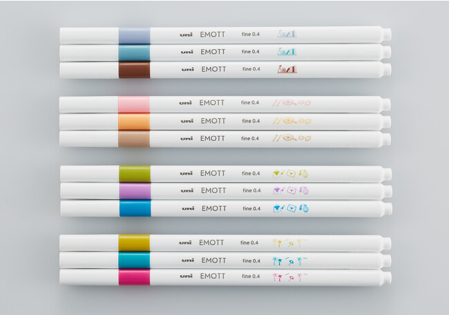 三菱鉛筆、スケッチモーションクリエイター Ena Kakutaさんとのコラボ「ユニギフトセット2023」を数量限定発売