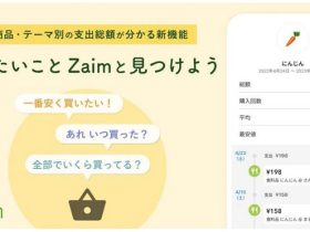 Zaim、家計簿サービス「Zaim」で商品・テーマ別の支出総額が分かる機能「見つける」をリリース
