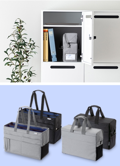 サンワサプライ、デスクまわりの道具を1つにまとめて持ち運びもできるボックス型バッグを発売
