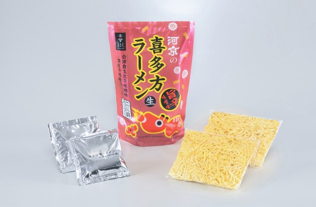 河京、「喜多方ラーメン赤べこスタンドパック旨辛味噌味」を発売