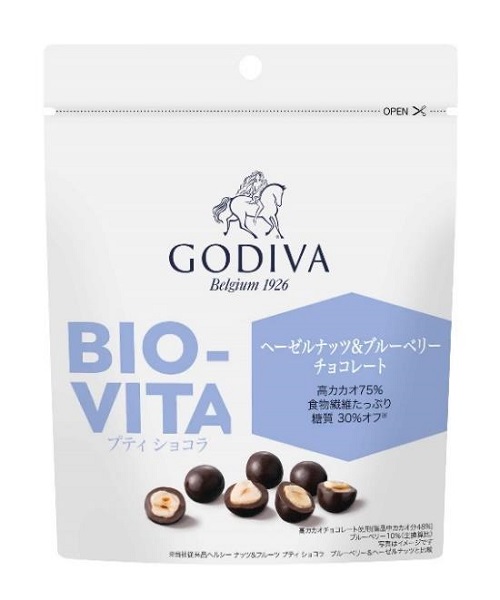 ゴディバ、ひと口サイズの高カカオチョコレート「BIO-VITA プティ ショコラ」を発売