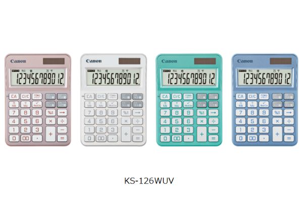 キヤノンMJ、千万単位機能を搭載した12桁電卓「KS-1250TUV」「KS-126WUV」を順次発売