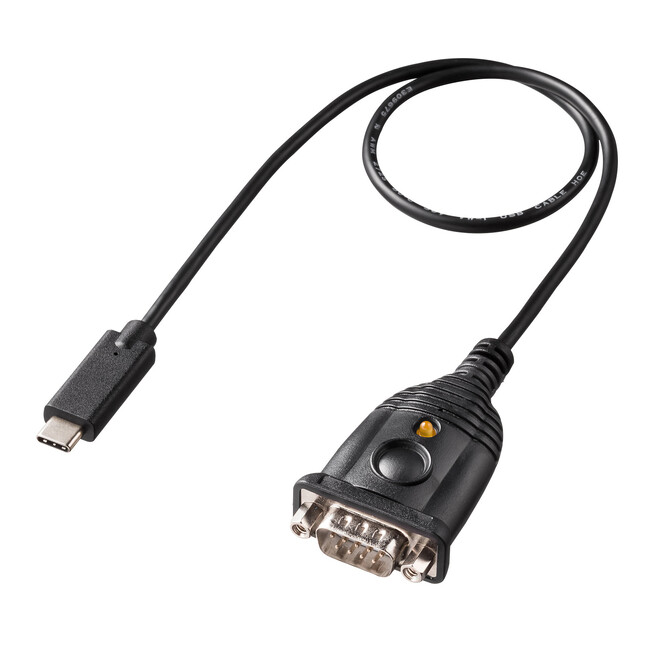 サンワサプライ、USB Type-CポートをRS232Cに変換できるコンバータを発売