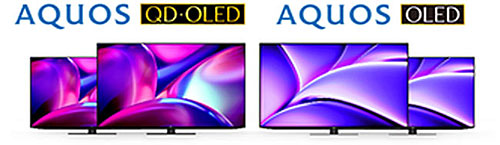 シャープ、4K有機ELテレビ『AQUOS QD-OLED』『AQUOS OLED』2ライン4機種を発売