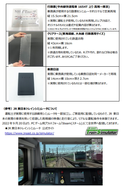 JR東日本とJR東日本商事、「JR 東日本トレインシミュレータ」の「運転士スターターキット」を発売