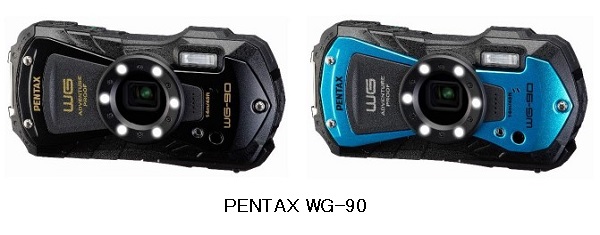 リコーイメージング、水深14mでの水中撮影が可能なコンパクトデジタルカメラ「PENTAX WG-90」を発売