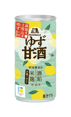 森永製菓、『森永甘酒』から高知県土佐山産のゆず果汁を使用した「ゆず甘酒」を発売
