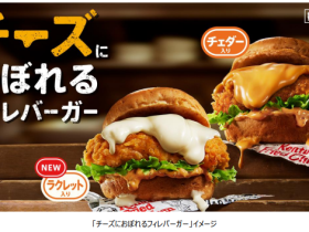 日本KFC、「チーズにおぼれるフィレバーガー」「濃厚チーズパイ」を数量限定発売