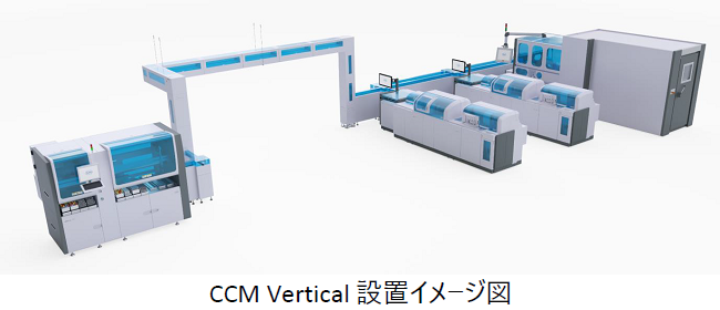 ロシュ・ダイア、垂直方向に検体を搬送できる検体搬送ライン「CCM Vertical」を発売