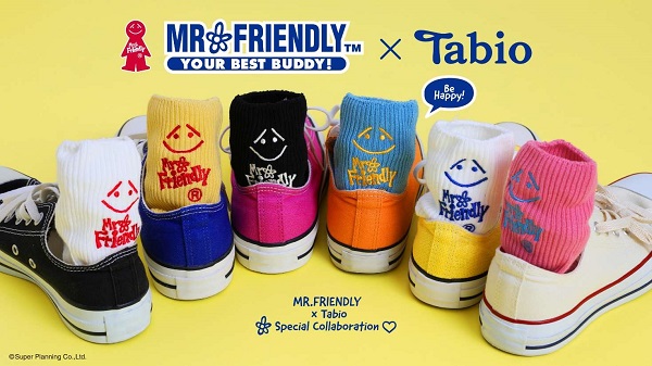 タビオ、MR.FRIENDLY（ミスター・フレンドリー）とのコラボ靴下を発売