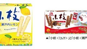 森永製菓、瀬戸内産レモン果汁を使用した「小枝＜瀬戸内レモン＞」を発売