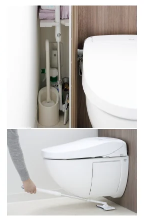 LIXIL、キャビネット付トイレ「フロート トイレ」をモデルチェンジ